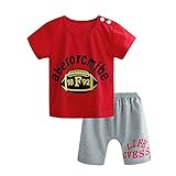 【SEBLES】ベビー 赤ちゃん 半袖 ラウンドネック シャツ Tシャツ 短パン 半ズボン パンツ 無地 プリント 肩ボタン スター 上下 セット 初夏 夏 薄手 0歳 1歳 2歳(タイプR,73cm