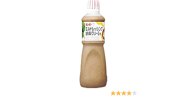 Amazon キユーピー エルドレッシング 胡麻クリーミィ 1l キユーピー ドレッシング 通販