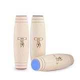 クルリン モクル デスクオモチャ けやき材 玩具 レッド、ブルー、ブラック３点組