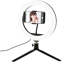 Amazon.co.jp: リングライト スマホ スマホスタンド 配信用ライト 自
