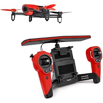 【国内正規品】Parrot ドローン Bebop Drone + Skycontroller 1400万画素魚眼 8GB 内部フラッシュメモリー レッド PF725140