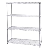 アイリスオーヤマ メタルラック ポール径25mm メタルラック 4段 幅120×奥行46×高さ151㎝ MR-1215J