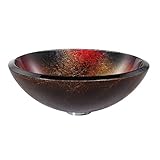Kraus GV-680-19mm Mercury Glass Vessel Bathroom Sink [並行輸入品]