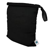 Planet Wise Roll Down Wet Diaper Bag, Black, Medium by Planet Wise
