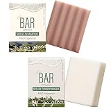 TheBAR 固形シャンプー＆固形コンディショナーセット Mild Fragrance 低刺激 泡立ち 機能性成分配合 保湿 高濃度 オーガニック シャンプーバー 微香タイプ 日本製 フローラルムスクの香り