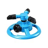 Firlar　庭用 スプリンクラー 散水機　３方向 回転 　360°自動回転 放射 可調節 ノズル 節水灌漑