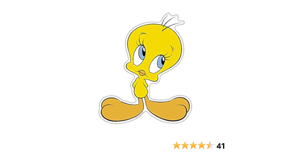 Amazon Tweety Bird文字自動車デカール ドーム型車用エンブレムステッカートラックmotorcyclesノートパソコンalmost Anything マルチカラー印刷on透明背景 ステッカー デカール 車 バイク