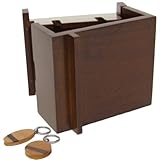 M&amp;K キーボックス(小) ウォールナット調 MKL-KY4