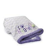 Carter's Printed Embroidered Blanket, Lilac Bird by Carter's