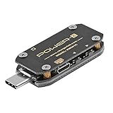 volflashy POWER-Z USB PD テスター クイック チャージャー 電圧 電流 リップル デュアル Type-C KM001C メーター 電源 バンク 検出器