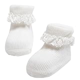 ベビーソックス　靴下　赤ちゃん　子供　幼児　保温　秋冬　ルーム用　滑り止め　1-3歳に設定 (ホワイト)