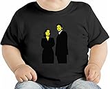 Mulder And Scully Stencil オーガニックベビーTシャツ 12 - 18 Months