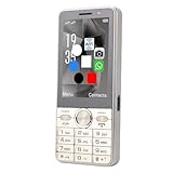 Cuifati 4Gロック解除電話、デュアルSIMカードサポート3.5インチHDタッチスクリーン大きなキーWiFi Bluetooth 8.1付き携帯電話、仕事旅行スポーツ全年齢向け (金)