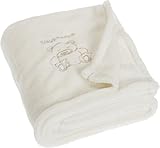 Playshoes Soft刺繍フリースブランケット(ベージュ、75 x 100 cm )