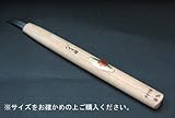 ナギナタ曲型彫刻刀です。 三木章刃物 彫刻刀ハイス鋼 ナギナタ曲型 9mm 410160 [簡易パッケージ品]