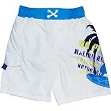 カーターズ（Carter's)【3歳用】【白やしの木海パン】男の子ホワイトマリブサーファーパームツリー水着 3T 100cm-105cm トランクス,スイミングスクール,子供,青【並行輸入】