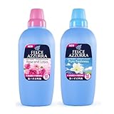フェルチェアズーラ 柔軟剤2000ｍｌ 2本パック ローズ&ロータス×ピュアフレッシュネス セット