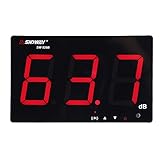 デジタル騒音計　LCDディスプレイ表示　21 * 13 * 2.8cm バックライト付き　30～130dB　壁掛け　メーターデシベル　騒音レベルテスター　アラーム機能　データストレージ可能