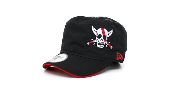 Amazon ニューエラ New Era One Piece ミリタリー キャップ シャンクス Wm 01 ブラック ラディアントレッド 7 5 8 60 6cm キャップ 通販