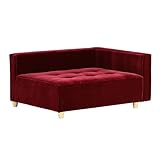 arne ベンチソファ ベンチ イス 背もたれ 肘掛け 片肘付き コーナーソファー Baggy DX-L 3×4 モケット ダークレッド