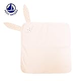 PETIT BATEAU【プチバトー】コットンハンカチ 35303 (38 ： ベビーピンク)