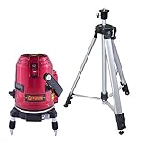 FUKUDA フクダ 360℃ フルライン レーザー墨出し器 エレベーター三脚(1450mm)セット EK-436P【日本語説明書付属】