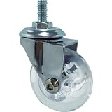 SAMSONG CASTER SAMSONG デザインクリアキャスター「Emma」 ネジ 自在 100mm EMMA-T-100