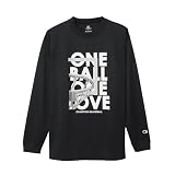 [チャンピオン] 長袖Tシャツ 長袖 丸首 抗菌防臭 速乾 ラバープリント ロングスリーブTシャツ バスケットボール C3-AB423 メンズ ブラック