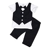 (アイム)iiniim　ボーイズ　ベビー服　チェックシャツ　紳士　蝶ネクタイ　チェック柄　Tシャツ+ショーツ　フォーマル　子供服　正式　パーティー　結婚式　２点セット ブラック タグ：110 推薦年齢