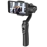 Zhiyun Smooth-Q (ブラック) 3軸ハンドヘルドジンバルスタビライザー 6インチスマートフォン用 (最大重量200g/7.05オンス)