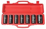 TEKTON 4890 3/4' Drive Deep Impact Socket Set, 15/16'-1-1/2', SAE, Cr-V, 7 Sockets [並行輸入品]
