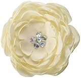 MANDY スパンコール付きレイヤーフラワーアイボリー