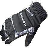 コミネ(KOMINE) バイク用 グローブ ウインターグローブ-カルタゴ Black/Digital C L GK-801 1010 秋冬春向け 防水 防寒 プロテクター ストレッチ素材