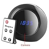 Mengshen® Mini 1280x960 HD Motion Detect Spy Hidden Alarm Clock Camera Camcorder 140° View Angle 30f