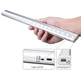 20LED Rechargeable LED Automatic Under Cabinet Light PIR Motion Sensor Lamp with USB Charging Cable 
