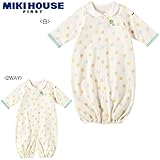 MIKIHOUSE FIRST(ミキハウスファースト)クローバーとてんとう虫の水玉柄ツーウェイオール ５０-６０cm,白