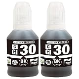 GI-30 (BK/ブラック) 2本セット Canon用 Bumba製 互換インクボトル 【１年商品保証】GI-30BK GI-30C GI-30M GI-30Y G6030 G5030 GM2030