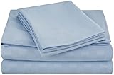 Cathay Home Luxury Dobby Stripes Sheet Set Full Blue [並行輸入品]
