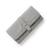 INANA　財布　レディース用　長財布　小銭入れ 　札入れ　写真入れ　大容量　多機能　 サイフ　シンプル 　上品　優雅　5色入荷 (グレー)