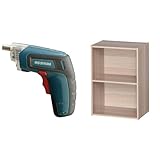 『電動ドライバー 充電式 RD110-G グリーン』と『カラーボックス 2段 幅41.5×奥行29×高さ59.5cm ナチュラル CX-2』のセット