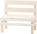不二貿易 木製 ベンチ型ディスプレイラック ナチュラル 31790