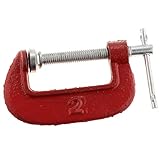 IPOTCH 全4サイズ　 金属Gクランプ　スチールスピンドルとハンドル付き　防錆　耐久性　可鍛性　汎用性　品質保証 - 2in