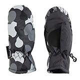 Boys Toddlers防水Thinsulateスキーミトン カラー: グレー