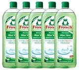 《セット販売》 旭化成 フロッシュ 食器用洗剤 アロエヴェラ つめかえ用 (750mL)×5個セット 詰め替え用 Frosch