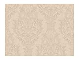 York Wallcoverings風川詳細なArchivalダマスク8 x 10壁紙メモ型サンプルBlushピンク/ソフトシルバーパール