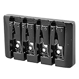 4弦ベースブリッジ 金属素材 簡単取付 黒 4調節可能なバレルサドル ベース用 エレキベース交換部品