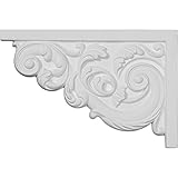 Ekena Millwork SB11X07AS-L 11 3/8-Inch W by 7 5/8-Inch H by 5/8-Inch D Large Ashford Stair Bracket, 