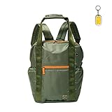 【Amazon.co.jp 限定】ぴっぴちゃんランド×ハーベストヒルズ コラボ 2way マザーズリュック カーキ×オレンジ PH-B001 限定カラー