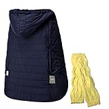 ベビーホッパー ウインターマルチプルカバー/ネイビー レッグウォーマー付 （イエロー）