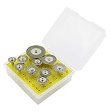 Fenteer 全３サイズ　回転工具　合金　ツール　ガラス　カットオフホイール　カットディスク　切削、研磨、彫刻、研磨に使用　　　　　　　　 - 3.17mmシャンク